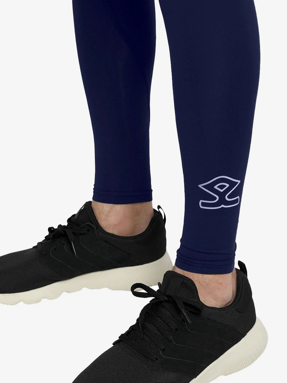 Shrey Intense Compression LONG Tights - Navy - Image 3