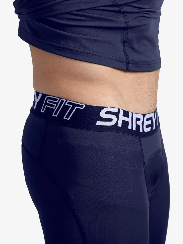 Shrey Intense Compression Shorts - Navy - Image 3