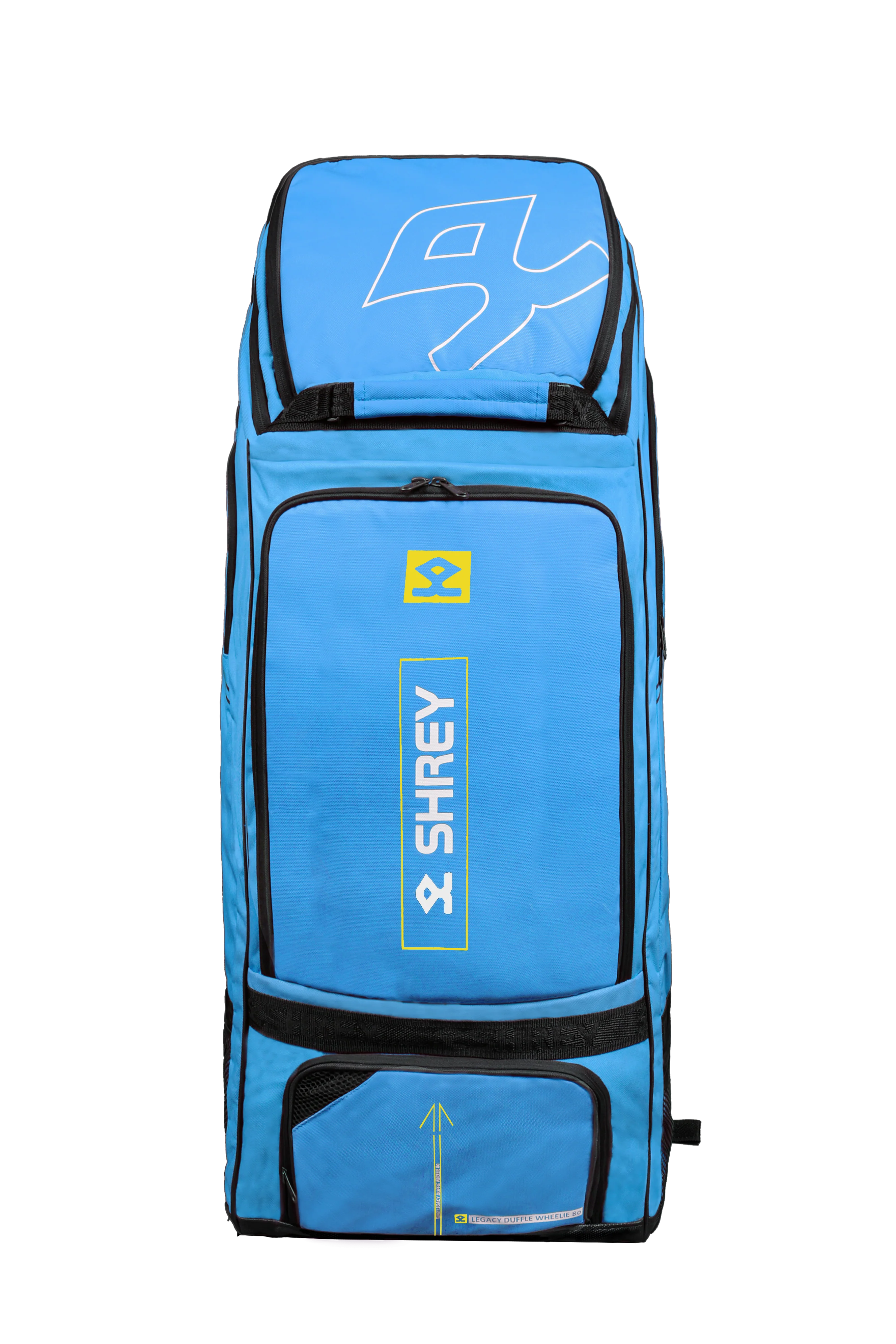 Shrey Legacy Duffle Wheelie 80 Cricket Bag - Brittany Blue