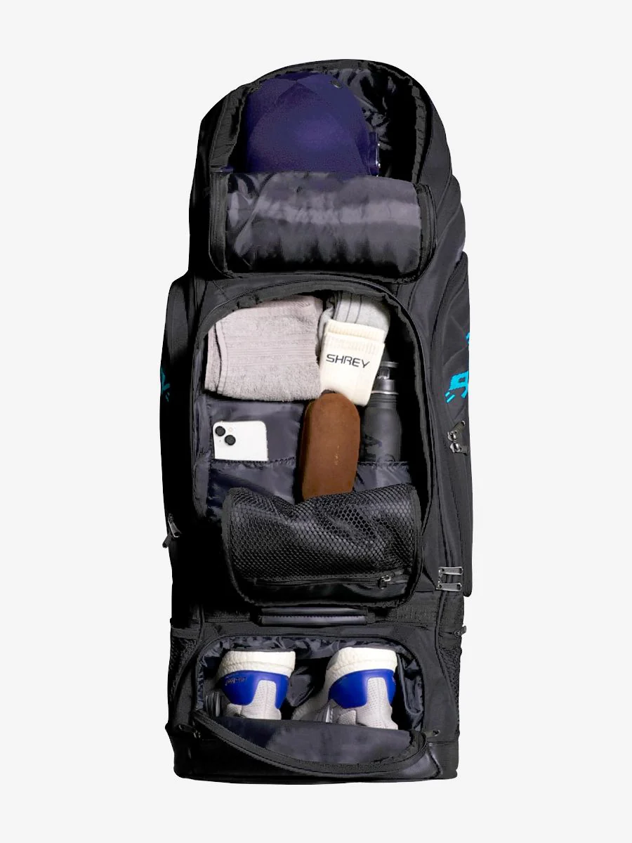 Shrey Meta 100 Duffle Cricket Bag - Black - Image 5