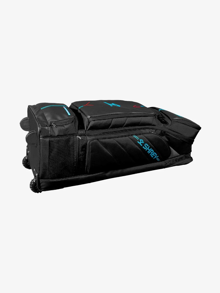 Shrey Meta 120 Duffle Wheelie Cricket Bag - Black - Image 5