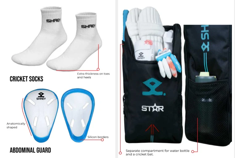 Shrey Star Full Cricket Kit (Without Helmet) - Image 5